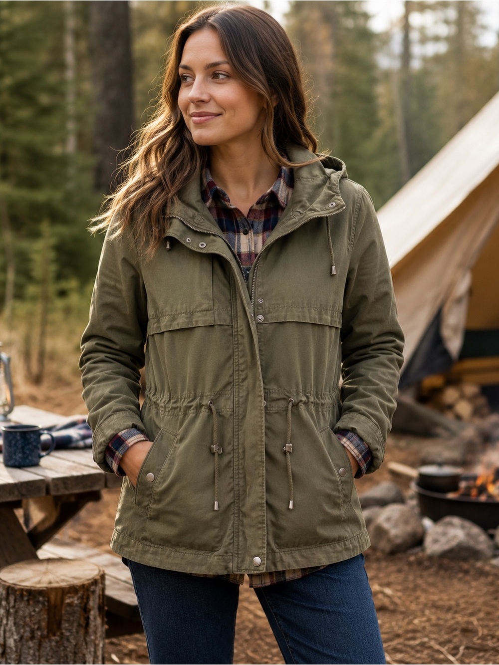 H&M‎ Divided military jacket women’s size 4 or small